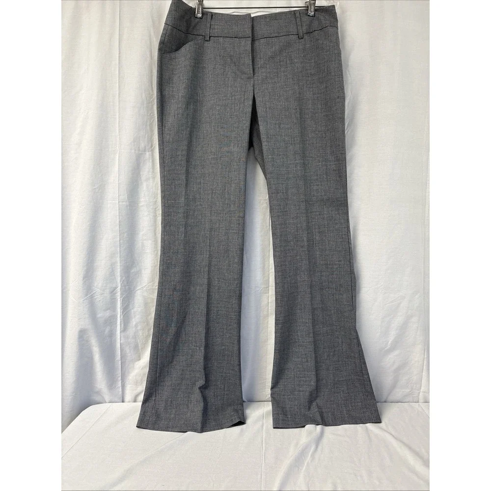 7th Ave New York & Company Dress Pants Women’s Size 10 Avg Gray 4-Pockets 34x32